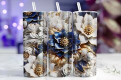 Flowers Tumbler Wrap Sublimation, 20oz Tumbler Wrap Product Image 1
