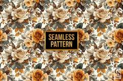 Vintage Floral Digital Paper Product Image 2