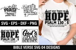 Bible Verse SVG Design - Faith it does not make things easy Product Image 1
