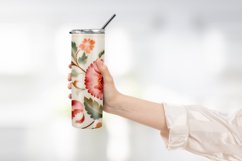 Colorful Flowers tumbler warp design Product Image 2