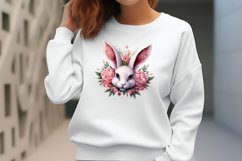 Bunny Ears Flowers Sublimation Clipart Product Image 2