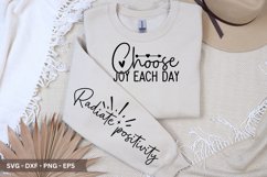 Sleeve T-shirt Designs SVG Bundle,Positivity Sleeve SVG Product Image 9
