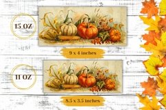 Vintage Pumpkins Mug, Harvest Pumpkin Mug Sublimation Product Image 2