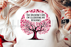Valentines Day Resilience Tree Of Hearts Holiday Digital Product Image 3