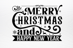 Vintage Christmas Sign SVG Product Image 2