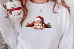 Funny Christmas Peeking Sublimation, Christmas PNG Product Image 2