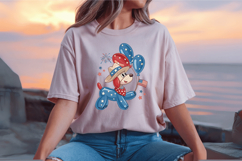 Balloon Dog USA Fourth of July PNG Sublimation Design Product Image 2