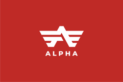 Alpha Letter A Logo Design Vector Product Image 2