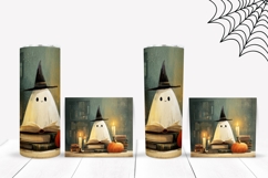 Cartoon Halloween Ghost Tumbler, Kids Halloween Tumbler Product Image 2