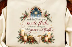 4 Christmas Scripture PNG Designs, 4 Christian Nativity Quot Product Image 2
