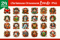3D Christmas Ornament Bundle| Festive Holiday Sublimation Product Image 2