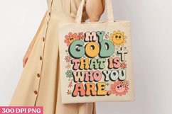 My god that is who you are PNG, Retro Christian PNG Product Image 2