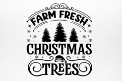 Farmhouse Vintage Christmas Sign SVG Product Image 2