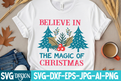 Believe in the Magic of Christmas SVG Cut File,Christmas SVG Product Image 2