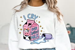 I cry over spilled milk Svg | Svg Cut File | Shirt Svg Product Image 1