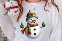 Funny Snowman Sublimation Clipart, Christmas PNG Product Image 2
