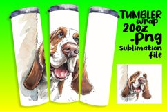 Peek-a-Boo Dog Wrap Sublimation Tumbler - 20oz Product Image 1