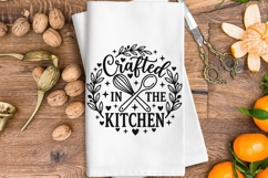 Crafted In The Kitchen Svg, Farmhouse Kitchen Svg. Product Image 3