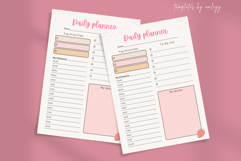Minimal Daily Planner Clean &amp; Modern Canva Template Product Image 2