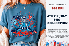 America Liberty Crown PNG | Sublimation DTF Product Image 2