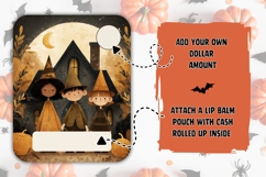 Kids Halloween Money Card Design, Cartoon Money Card Product Image 2