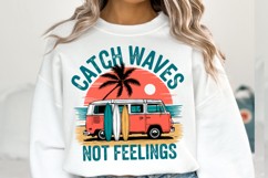 Catch Waves Not Feelings Svg | Shirt Svg Product Image 2