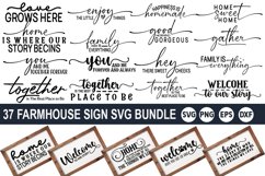Farmhouse Sign SVG Bundle - Farmhouse Sign Product Image 1