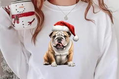 Pets Love Christmas Watercolor Clipart, Christmas PNG Product Image 2