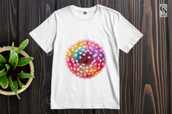 Rainbow Dandelion Flower Clipart Sublimation PNG Product Image 2