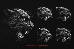 10 Bundle Dark Art Panther Beast Big Cats Animal Tattoo Product Image 3