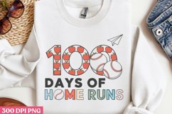 100 Days of Home Runs PNG Product Image 1