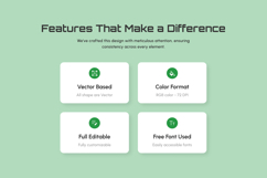 Tech Infographic Cards with Hover UI Style Product Image 2