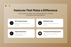 Vintage Analog Device 3D Icons Product Image 2