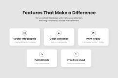 Clean Corporate Brochure Template Product Image 2
