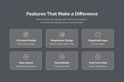 Energetic Fitness Landing Page UI Kit Product Image 2