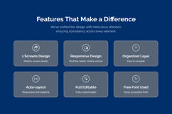 Health &amp; Training Landing Page UI Kit Product Image 2