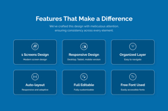 Modern Travel Agency Landing Page UI Kit Product Image 2