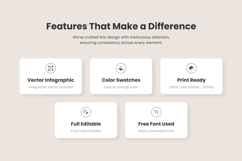 Elegant Recipe Brochure for Culinary Projects Product Image 2