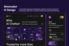 Whiz - AI Chatbot Landing Page V2 Product Image 2