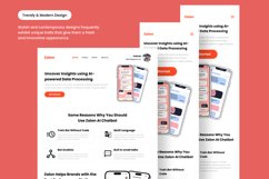 Zaion - Ai Chat Bot Landing Page V2 Product Image 2
