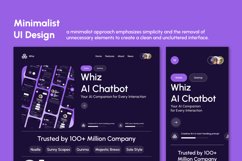 Whiz - AI Chatbot Landing Page V1 Product Image 2