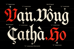 Devonxa - Gothic Blackletter Font Product Image 2