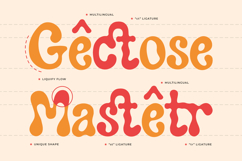 Dripero - Psychedelic Liquify Retro Font Product Image 2