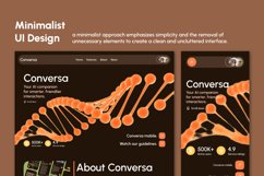 Conversa - AI Chatbot Landing Page V1 Product Image 2