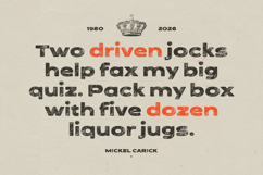 Rushpico - Bold Rough Distressed Stamp Font Product Image 2