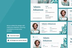 Art Director - Geometric Email Signature Template Product Image 2