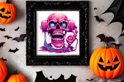 Halloween Pink Ghost Sublimation Clipart, Halloween PNG Product Image 2
