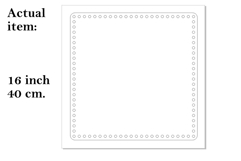 Basket bottom square shape 16 inch 40 cm digital file laser Product Image 2