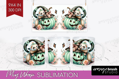 Ferret Halloween Mug Wrap Coquette Mug PNG Sublimation Product Image 1