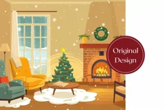Christmas Tumbler Wrap, Christmas Tree Tumbler Sublimation Product Image 2